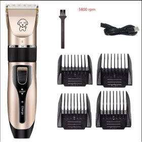 Professional Low Noise Pet Hair Clipper  Easy Grooming For Dogs & Cats (Option: 5800rpm)