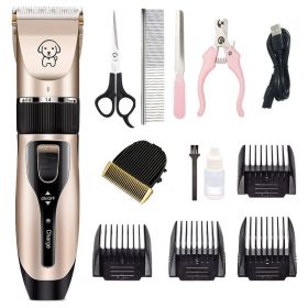 Professional Low Noise Pet Hair Clipper  Easy Grooming For Dogs & Cats (Option: Style D)