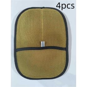 Pet Hair Remover Mitt Pet Hair Remover Gloves Deshedding Brush Glove For Dog Cat Rabbit With Long Short Curly Hair (Option: Light Brown-4PCS)