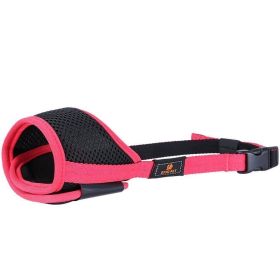 Mouth Cover To Prevent Eating Indiscriminately Large Labrador Dog (Option: Red-S)
