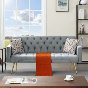 68.31' Futon Sofa bed (Color: DGY)