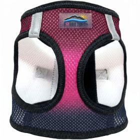 American River Choke Free Dog Harness Ombre Collection (Color: Sunset Pink, size: X-Small)