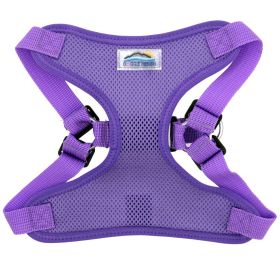 Wrap and Snap Choke Free Dog Harness by Doggie Design (Color: Paisley Purple, size: small)