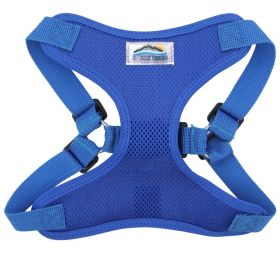 Wrap and Snap Choke Free Dog Harness by Doggie Design (Color: Cobalt Blue, size: X-Small)